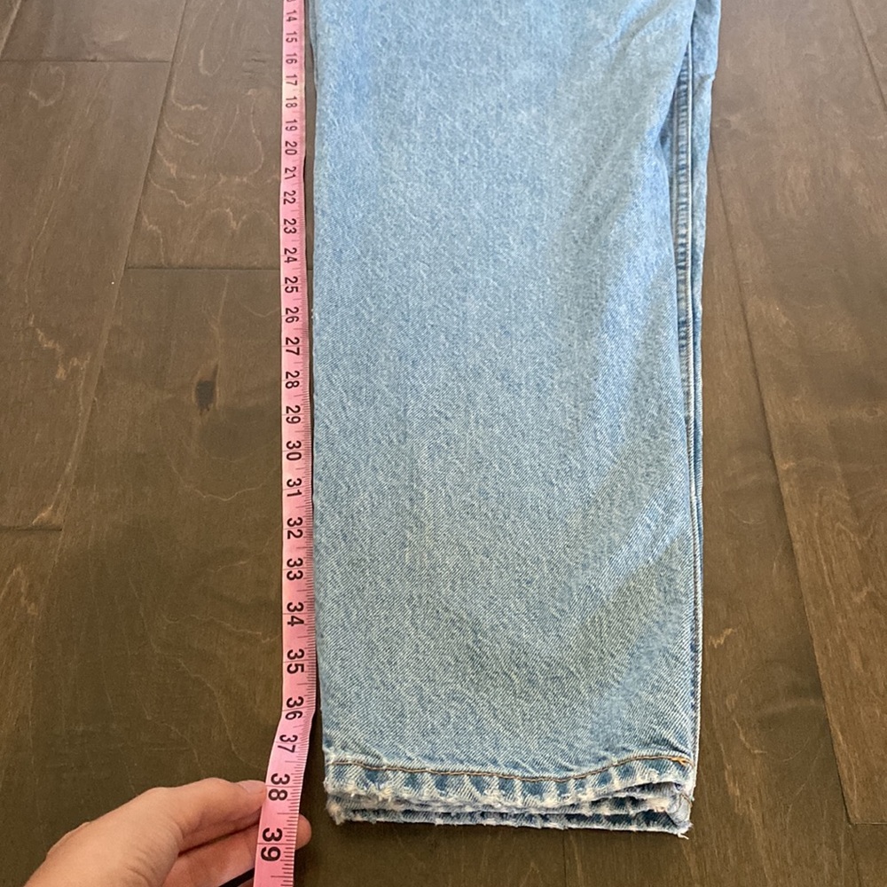 Zara High Rise Mom Fit Ankle Denim Jeans - Picture 13 of 13